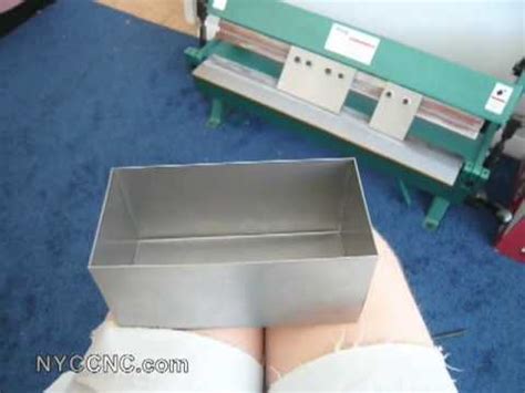 metal box video com|sheet metal box and pan tutorial.